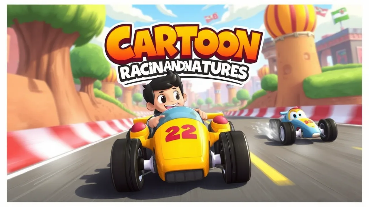 Cartoon Racing Adventures: High-Speed Fun Awaits image