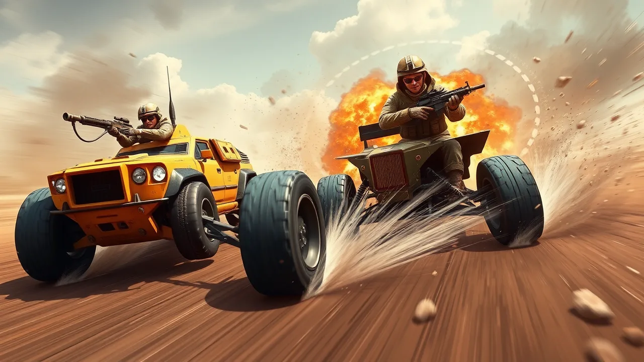 Exploring the High-Speed Action of Military Racing image