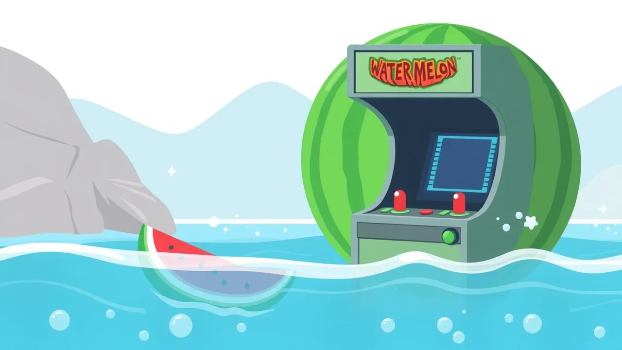 Watermelon Arcade Game Fun and Challenge image