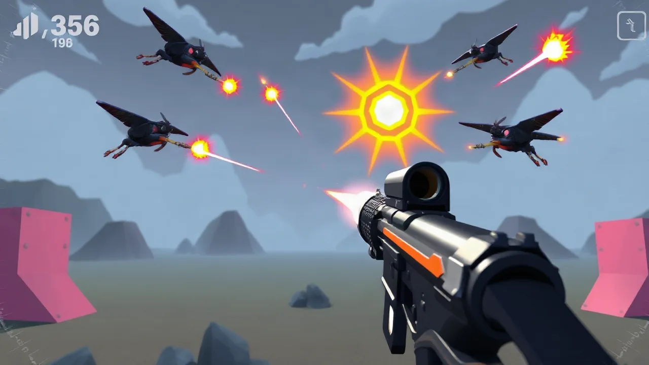 Aim and Fire in the Fast-Paced touchscreen Challenge image