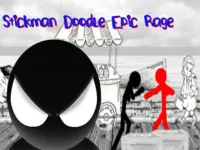 Stickman Doodle Epic Rage background