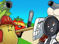 Food Castle Tower Defense background