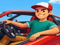 Cars under the city sky