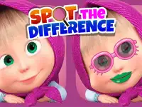 find differences - Masha and bear