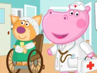 Emergency Hospital Hippo Doctor background